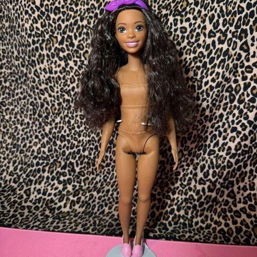 My First Barbie African American Brooklyn Doll with Soft Body HMM67